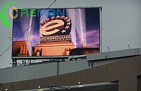69sqm p16 full color led display in Poland