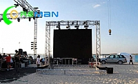 P10 Outdoor rental led display in Peru