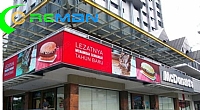 Outdoor p10 full color led display in indonesia